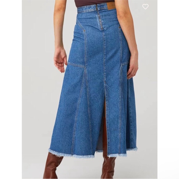 Spell Muse denim maxi skirt inky blue XS NWT - Picture 4 of 7